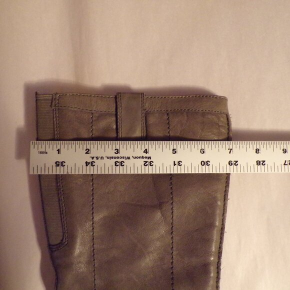 Keen Boots Tall Leather Women's Size 7.5 Green - Picture 11 of 11